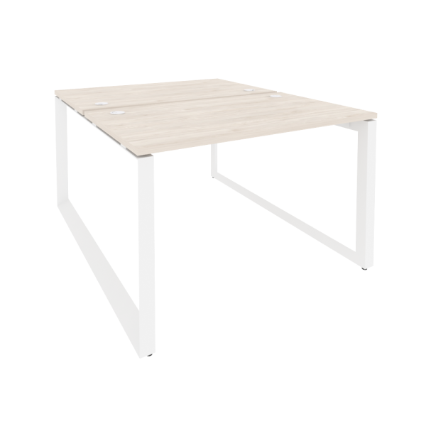 Рабочая станция на О-образном м/к Onix O.MO-D.RS-2.2.7 1180x1475x750 (Денвер Светлый/Белый Металл)