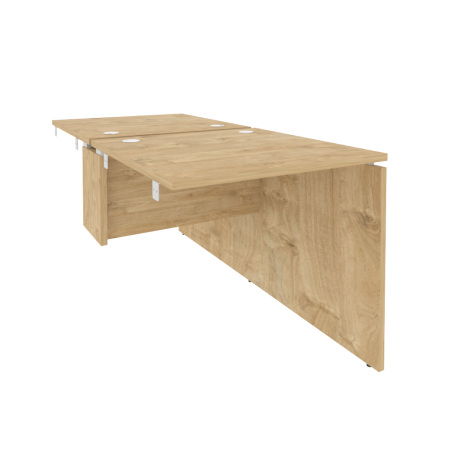 Стол-приставка двойной к опорным элементам Onix O.D.SPR-0.8 780x1635x750 (Тиквуд Светлый)