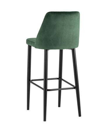 Стул барный Диего велюр зелёный (Стул барный Диего зеленый)