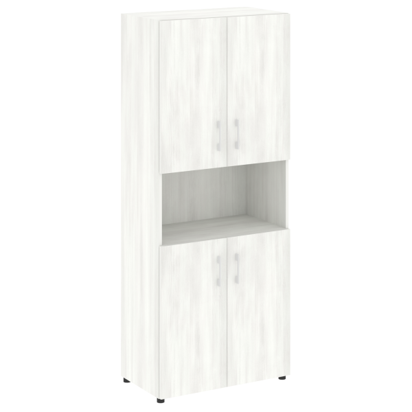 Шкаф высокий широкий нужен топ LT.ST 1.5 800x450x1990 (Снежная Патина)