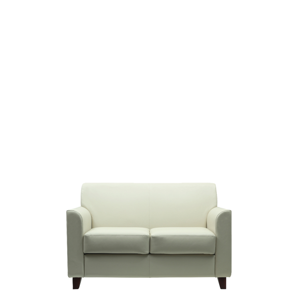 Диван офисный Дипломат (М-51) 2-х местный (Белый)