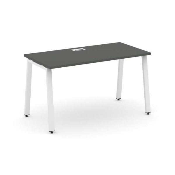 Стол письменный SN-6A.SP-011 (980х700х750) (Антрацит/Металл Белый)