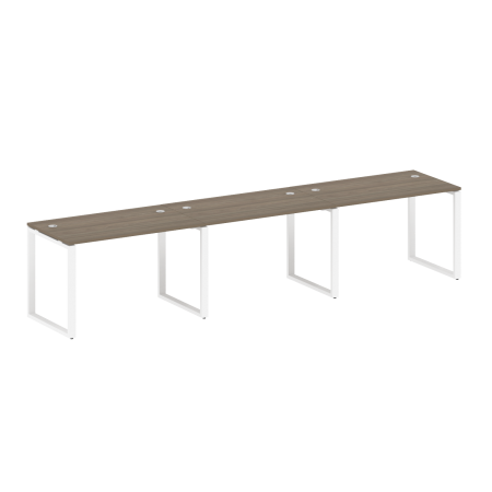 Рабочая станция Metal System Style БО.СМ-3.2 3600x720x750 (Вяз/Белый металл)