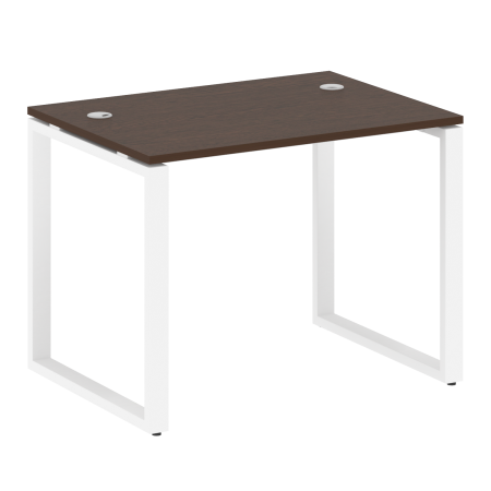 Стол письменный Metal System Style БО.СП-1 1000x720x750 (Венге Цаво/Белый металл)