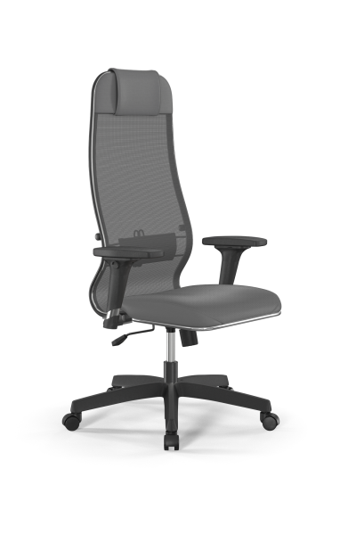 Кресло для руководителя Метта Sit 10 B1-115D - X2+Extra /Um00/Wm12/D02P(M09.B02.G15.W01) (Серый)