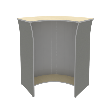 Стойка угловая Riva А.РС-5.5  950x950x1150 (Клен-Металлик)