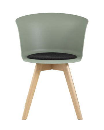 Стул Blossom с подушкой серо-зеленый (Стул пластиковый Blossom серо-зеленый)