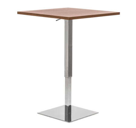 EXE Стол для переговоров Sit-to-Stand 75 (Орех/Хром металл)