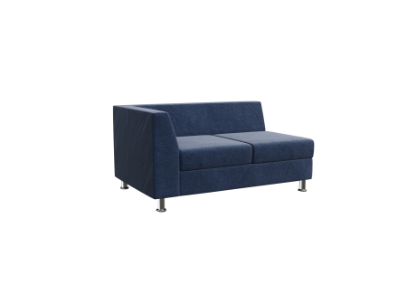 Секция с подлокотником двухместная правая PR.SP-2 (R) (Kardif 028)