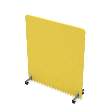 Акустическая мобильная перегородка SOFTOffice 011.МП.1214 1200x377x1400 (Lemon)