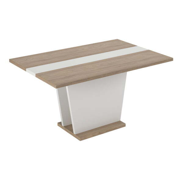 Элемент стола переговоров без кабель-канала Asti AST339702 1400x1000x750 (Вяз/белый)