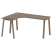 Стол криволинейный левый Metal System Style БА.СА-4 Л 1600x1200x750 (Дуб Наварра/Серый металл)