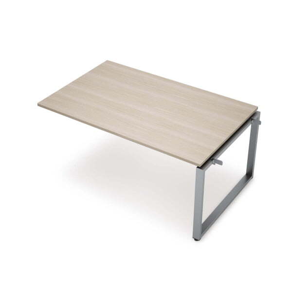 6МПС-О.602 Бенч-системы для переговорных столов, средний модуль (1200x1000x750) (Шамони светлый/Алюминий матовый)