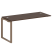 Проходной наборный элемент рабочей станции Metal System Style БО.ПРС-СП-1.4 1600x720x750 (Дуб Наварра/Серый металл)