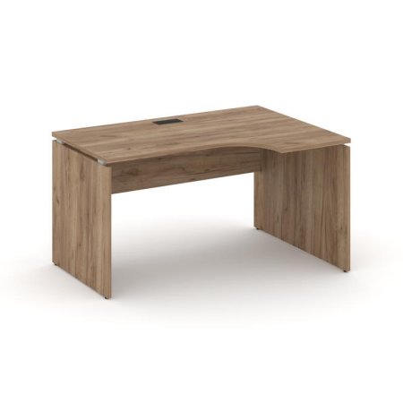 Стол рабочий эргономичный SN-D.SPA-011(R) (1380х700/980х750) (Дуб Табак)