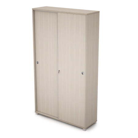 6ШКЗ.015 Шкаф-купе с замком (1200x400x2116) (Шамони светлый)