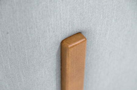 TORDINO Диван 2-местный высокий (СЕРО-ГОЛУБ/ОРЕХ)