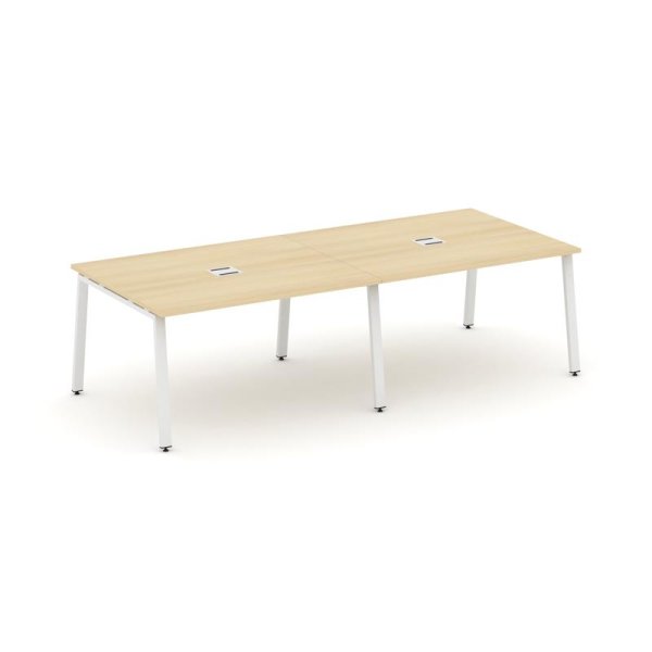 Стол переговорный SN-6A.SPRG-044 (3160х1180х750) (Акация Лорка/Металл Белый)