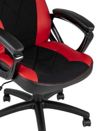 Кресло игровое TopChairs Skyline красное (Геймерское кресло Skyline красный)
