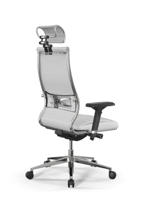 Кресло для руководителя Метта Samurai L2-8D - Infinity /Kc04/Wm06/D04P/H2cL-3D(M26.B32.G25.W03) (Белый)