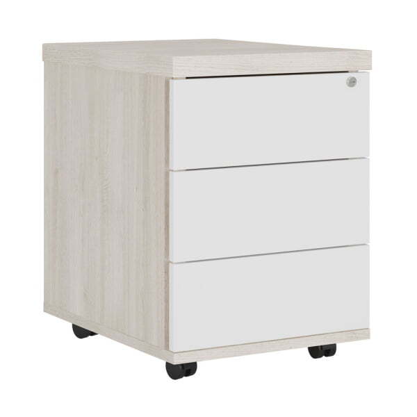 Тумба подкатная 3 ящика Zion ZIO28530312 420x600x590 (Дуб светлый)