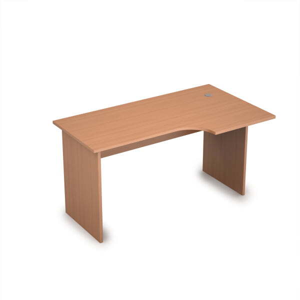2С.045 Стол криволинейн.прав. 1400x800x750 (Бук)