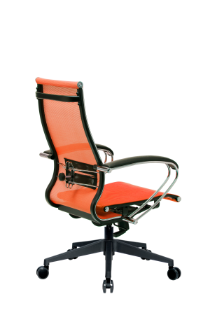 Кресло для руководителя Метта МЕТТА-9(MPRU)/подл.131/осн.002 (Оранжевый)