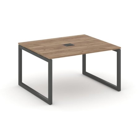 Стол переговорный SN-5O.SPRG-033 (1380х1180х750) (Дуб Табак/Металл Антрацит)