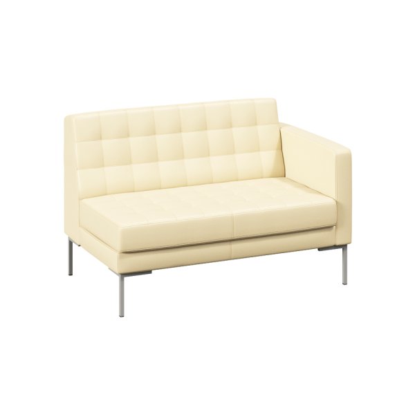 Секция с подлокотником двухместная FR-SP-02 (L) (Oregon 11/Металл Серый)