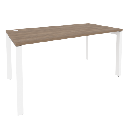Стол рабочий на П-образном м/к Onix O.MP-SP-4.8 1580x800x750 (Дуб Аризона/Белый Металл)