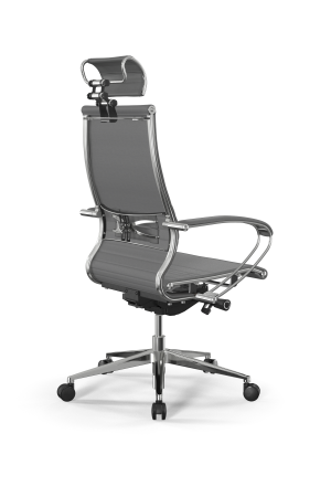 Кресло для руководителя Метта Samurai L2-7K - Infinity /Kc04/Nc04/K2cL/H2cL-3D(M26.B32.G25.W03) (Серый)