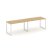 Рабочая станция 1 сторонняя SN-6O.ORS-014 (3160х700х750) (Тиквуд Светлый/Металл Антрацит)