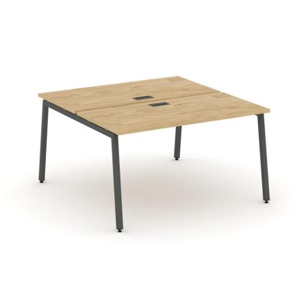 Рабочая станция 2-х сторонняя SN-4A.DRS-021 (980х1632х750) (Тиквуд Светлый/Металл Антрацит)