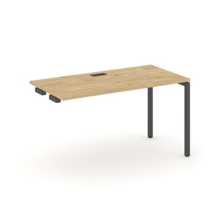 Стол-приставка к опорным элементам SN-4P.OPRS-013 (1380х700х750) (Тиквуд Светлый/Металл Антрацит)