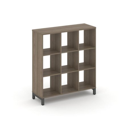 Каркас стеллажа 3 яруса SN.KS-330 (1121х400х1248) (Вяз Благородный/Металл Антрацит)