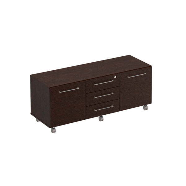 Тумба для оргтехники Reventon МЕ 262 1490x500x590 (Венге темный)