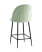 Стул полубарный Логан велюр фисташковый (Стул полубарный Логан фисташковый)