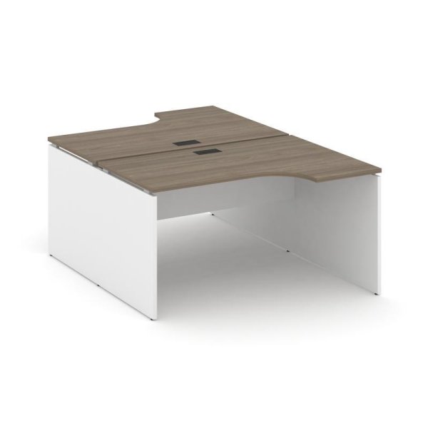 Рабочая станция эргономичная SN-D.DRPA-022 (1580х1632/1992х750) (Вяз Благородный/Белый)