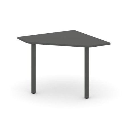 Угловой элемент переговорного стола SN-5.UPRG-001 (980х980х750) (Антрацит/Металл Антрацит)