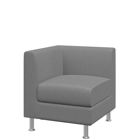 Диван Домино. Модуль угловой правый. (Модуль угловой правый sweet_grey)