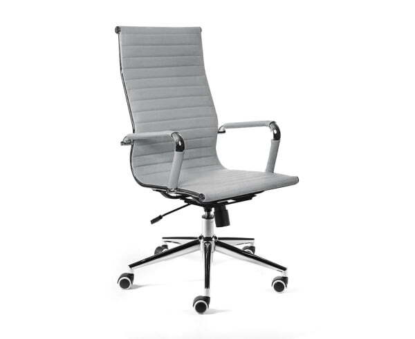 Техно / хром / серая экокожа (Серый)