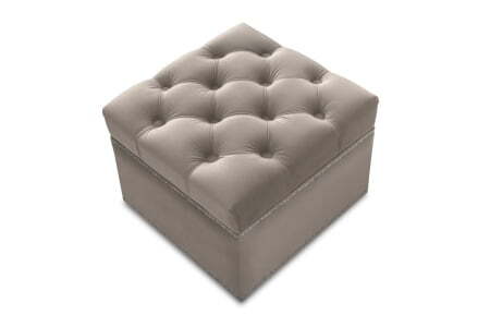 Пуф Marcele 400 (420x420x450) Кремовый (Кремовый)