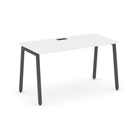 Стол письменный SN-4A.SP-012 (1180х700х750) (Белый/Металл Антрацит)
