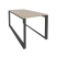 Рабочая станция на О-образном м/к Onix O.MO-D.RS-2.0.8 780x1635x750 (Тиквуд Темный/Белый Металл)