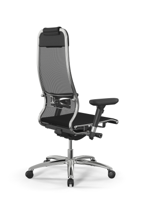 Кресло для руководителя Метта Samurai L1-1D - TS /Uc00/Nc00/D13P(M26.B31.G20.W03) (Черный)