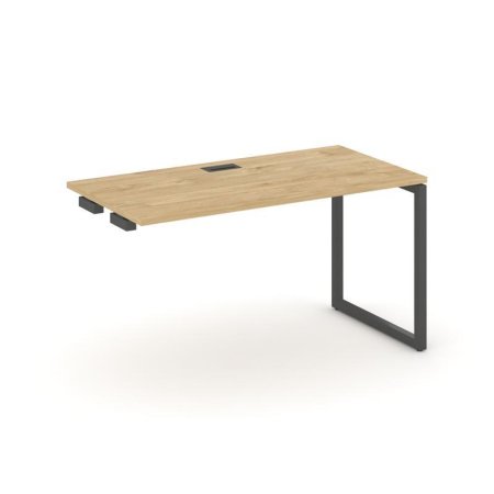 Стол-приставка к опорным элементам SN-4O.OPRS-012 (1180х700х750) (Тиквуд Светлый/Металл Антрацит)