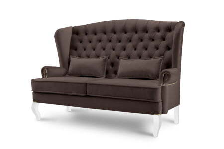 Диван 2-местный Lord (1670x830x1180) Коричневый (Коричневый)