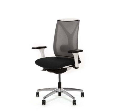 DION M WG Кресло синх. черная спинка (Черный)