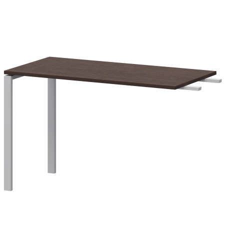 Бриф-приставка на металлокаркасе Арго-М АМ-120.60 1200x600x760 (Дуб венге/Белый)