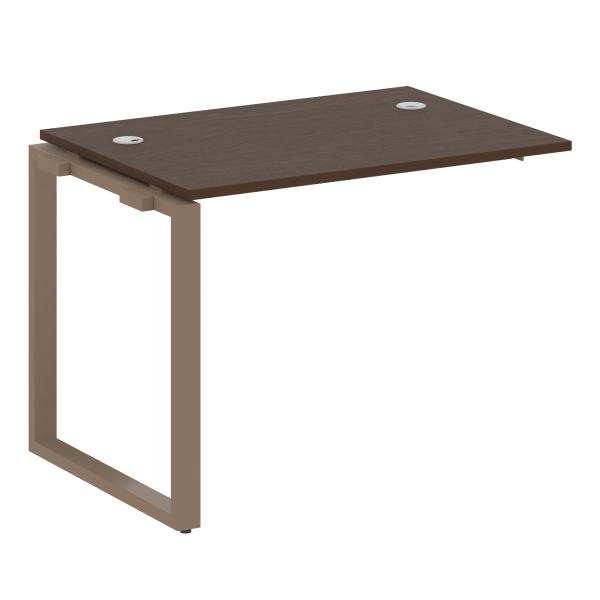 Проходной наборный элемент рабочей станции Metal System Style БО.ПРС-СП-1.1 1000x720x750 (Венге Цаво/Мокко металл)
